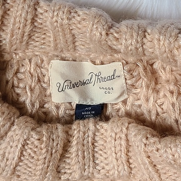 Universal Thread Light Tan Rib Kint Sweater - Picture 7 of 7